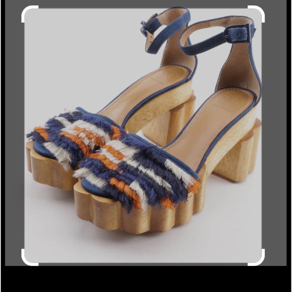 New Tory Burch, Alma platform sandal, size 6